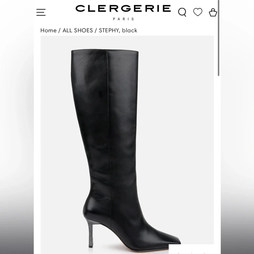 Clergerie Rare purple brown leather boots - Picture 9 of 9